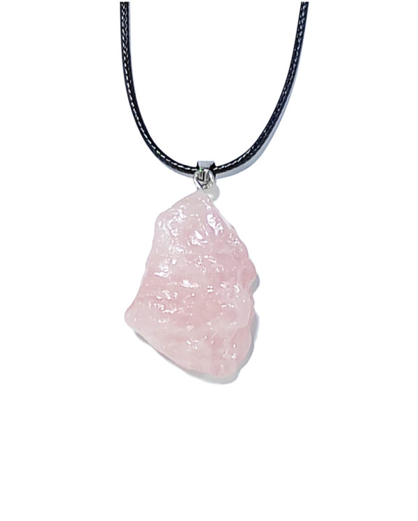 PN2265-Rose Quartz Crystal Stone Necklace - Image 4