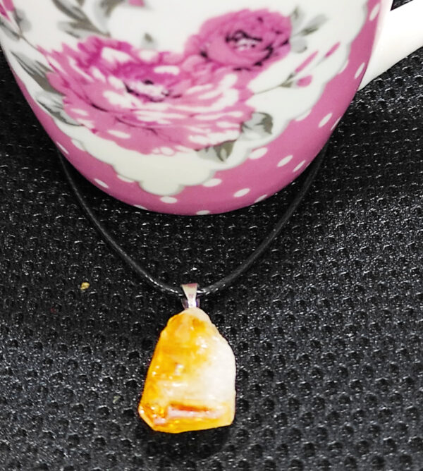 PN2267-Special Shaped Crystal Citrine Necklace - Image 6