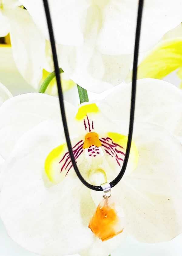 PN2267-Special Shaped Crystal Citrine Necklace - Image 3