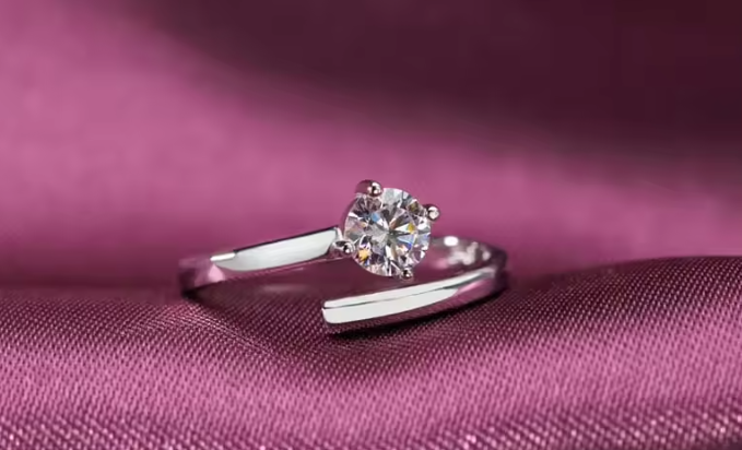 Sterling Silver Lover Women Adjustable Ring - Image 2