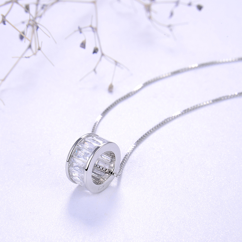 Pameer Store 925 Sterling Silver Lucky Charm Round Pendant Necklace - Image 4