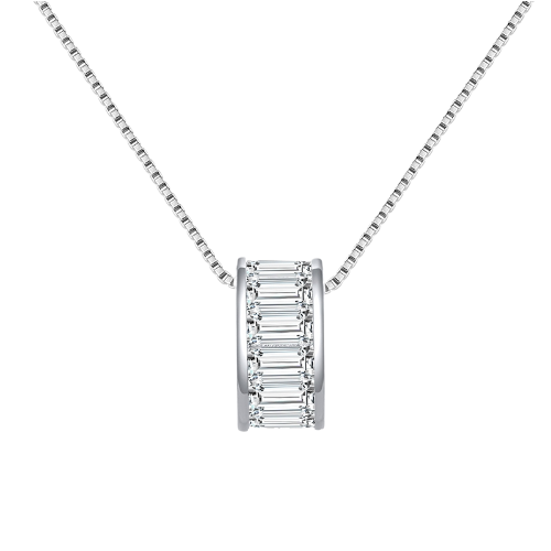 Pameer Store 925 Sterling Silver Lucky Charm Round Pendant Necklace - Image 2