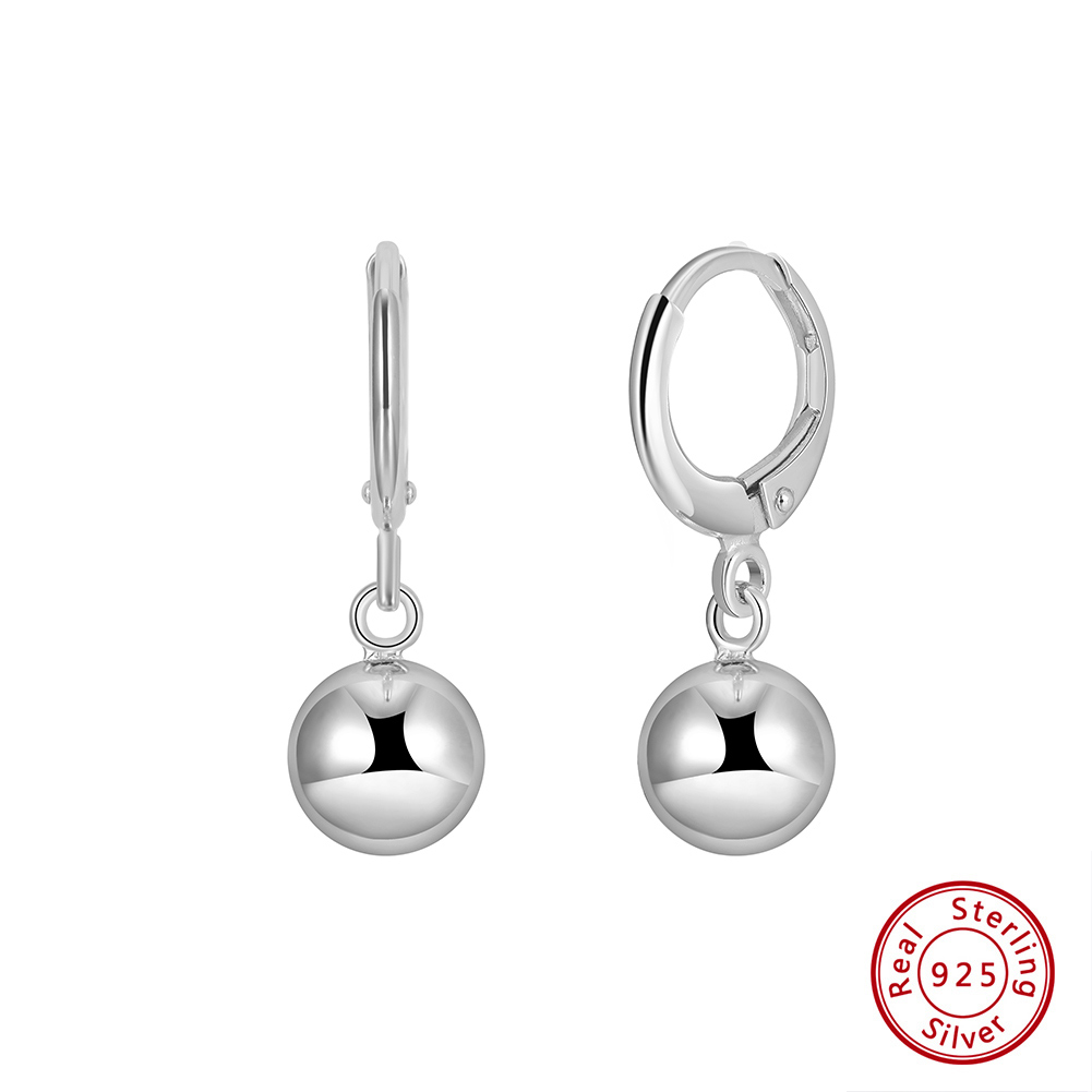Pameer Store Sterling Silver Minimalist Drop Leverback Earrings - Image 8