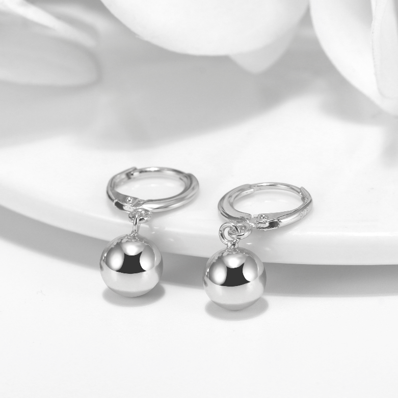 Pameer Store Sterling Silver Minimalist Drop Leverback Earrings - Image 6