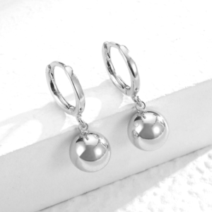 Pameer Store Sterling Silver Minimalist Drop Leverback Earrings