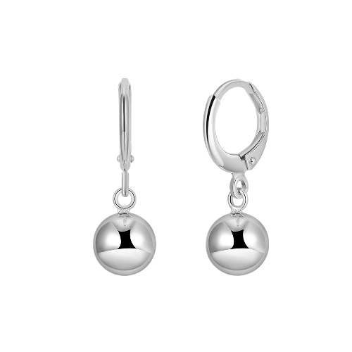 Pameer Store Sterling Silver Minimalist Drop Leverback Earrings - Image 2