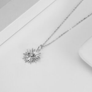 Pameer Store 925 Sterling Vintage Lucky Turkish Evil Eye Pendant Necklaces